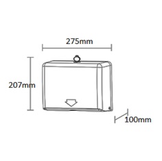 S.sページ HUSKY 05-ZS012-W (Paper Towel Dispenser) | Husky Hardware Pte. Ltd